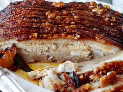 roasted pork belly featured